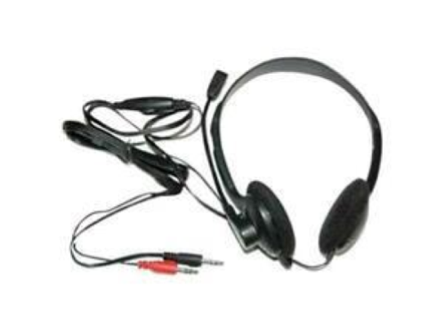 LINK CUFFIA CON MICROFONO ORIENTABILE MULTIMEDIALE JACK 3.5 mm